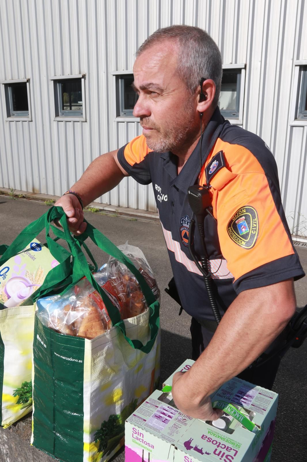 Gijón arrima el hombro con los afectados por la DANA