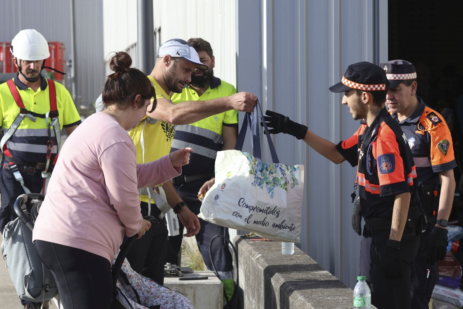 Las donaciones no cesan en Gijón