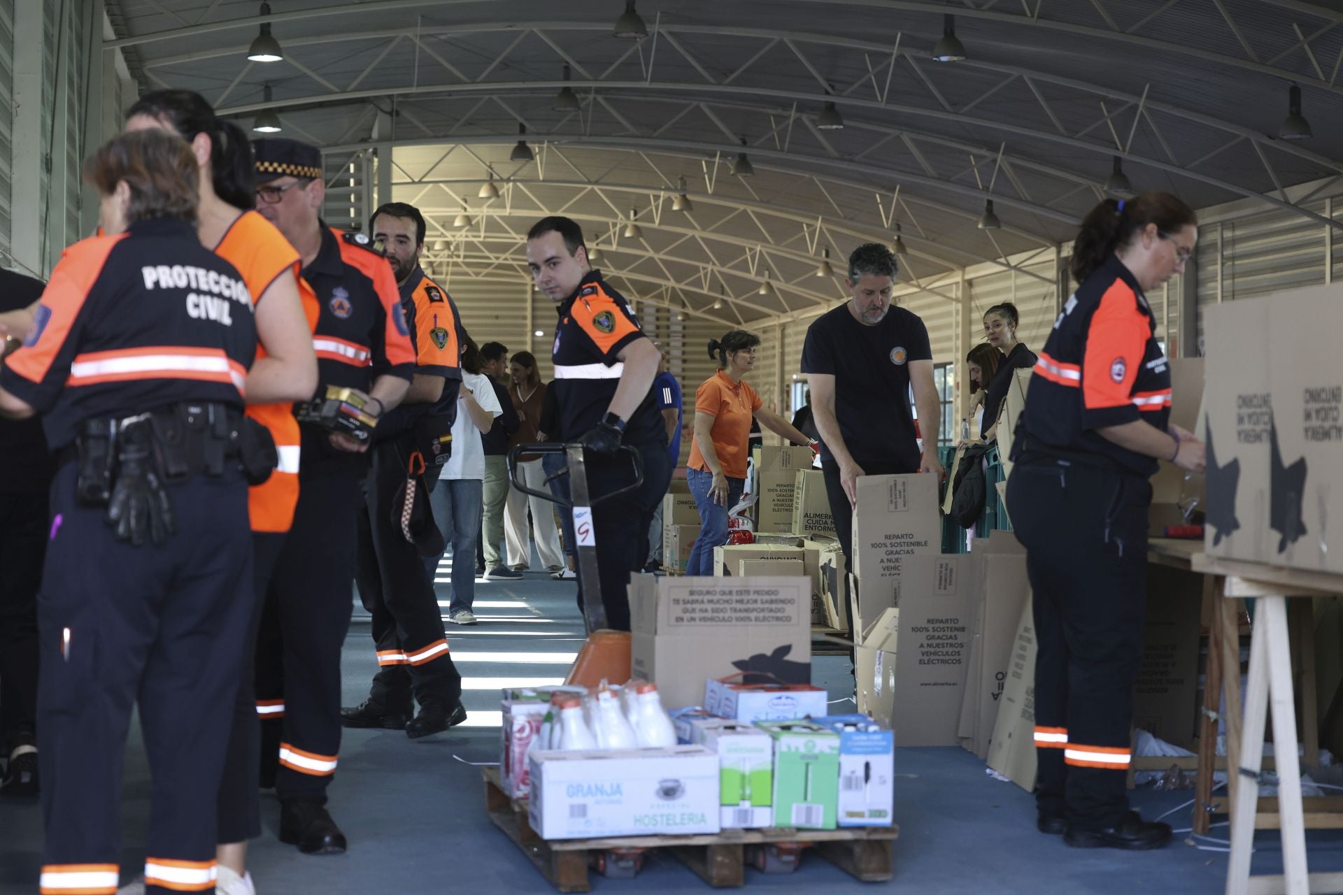 Las donaciones no cesan en Gijón