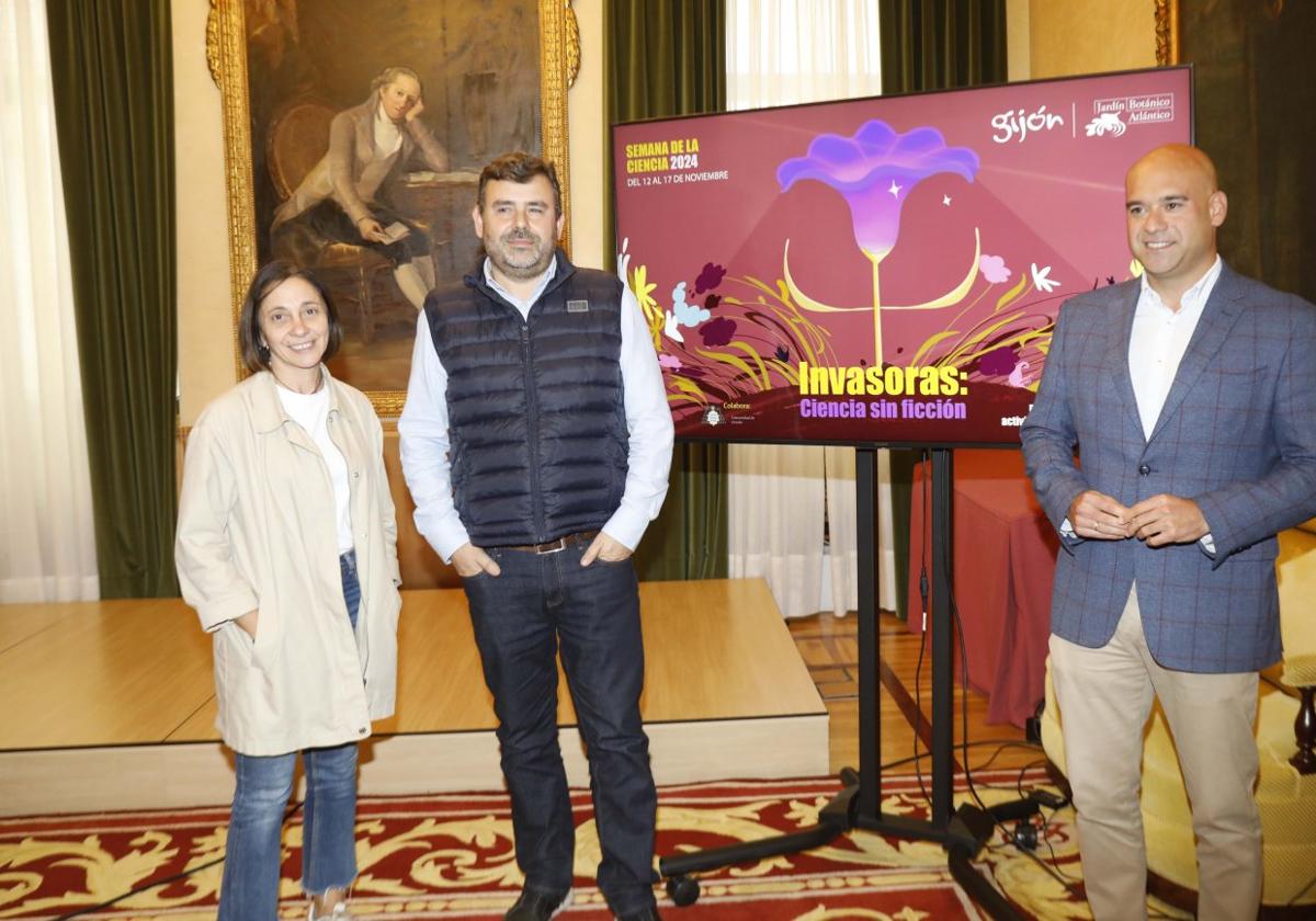 Salvador presentó la Semana de la Ciencia del Jardín Botánico de Gijón.