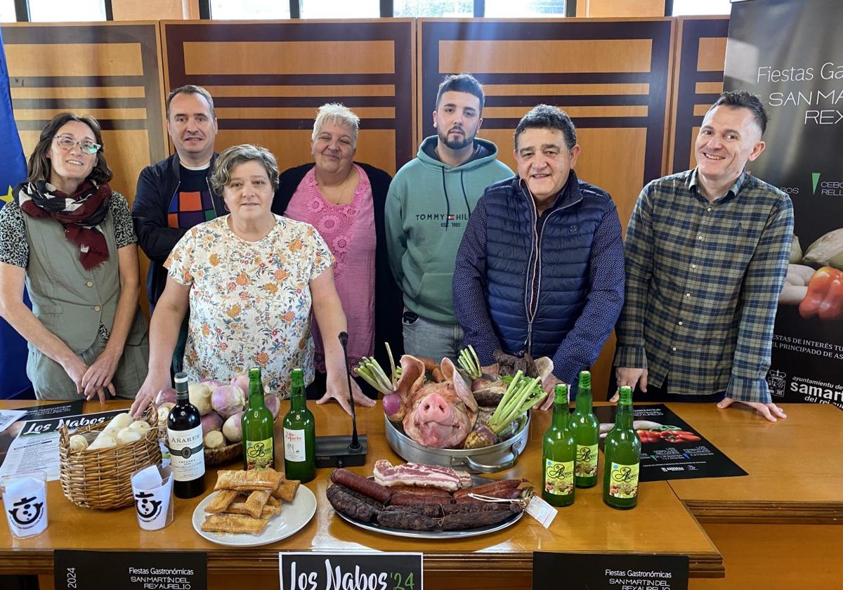 Presentación de las fiestas de Nabosotrondio .