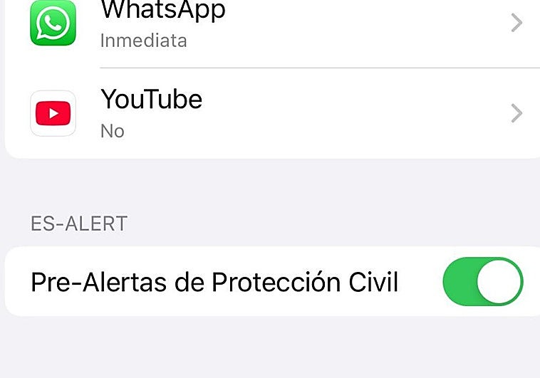 Cómo activar las notificaciones de Protección Civil para que salte la alerta en el móvil