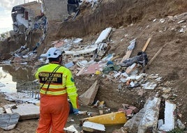 La Unidad Canina de Rescate del Principado sobre el terreno