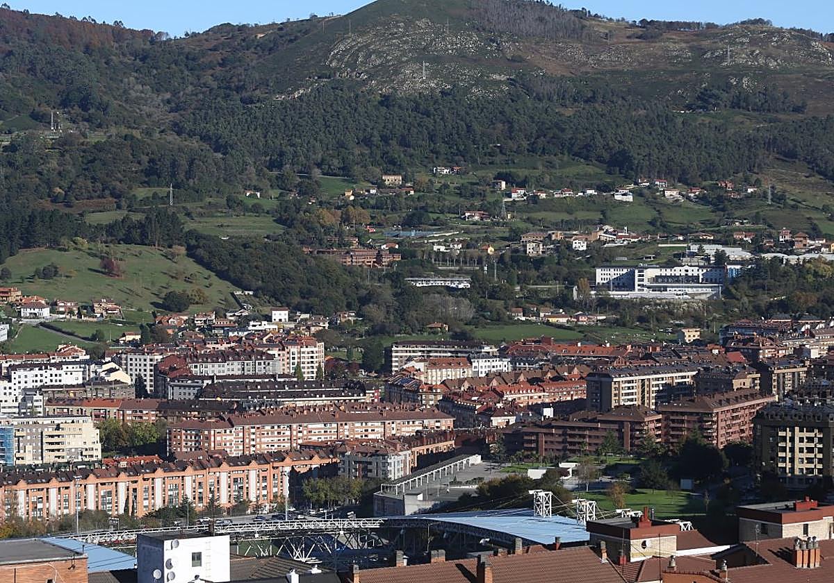 El trazado de la Ronda Norte de Oviedo discurre por el monte Naranco.