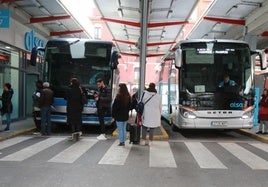 Estación de autobuses de Gijón.