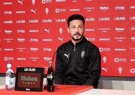 Jesús Bernal, en la sala de prensa de Mareo.