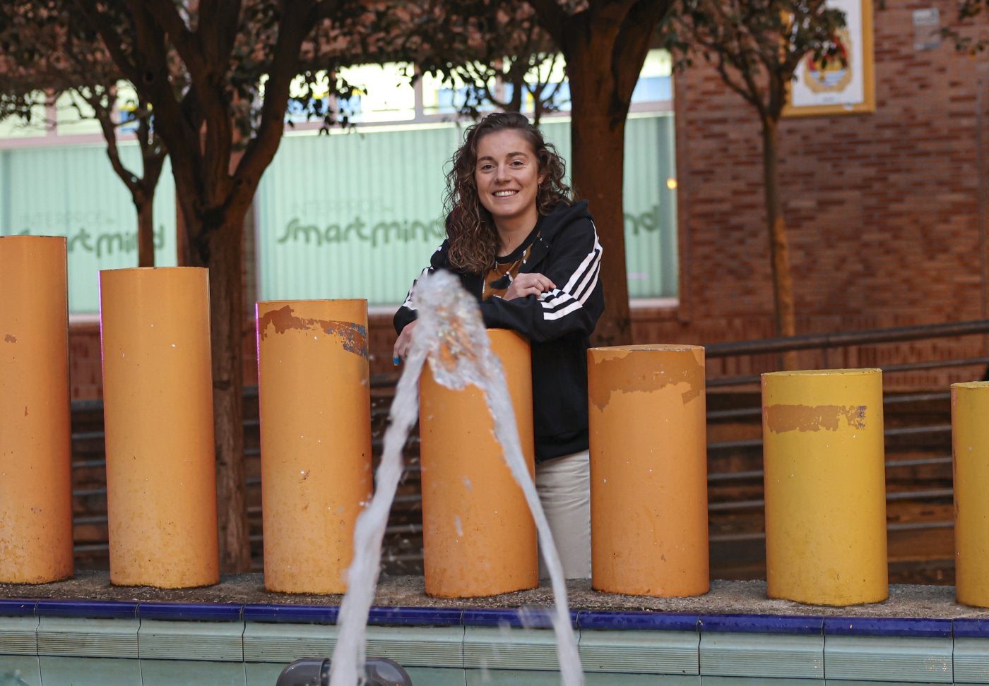 La atleta avilesina Paula Herrero.