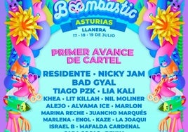 Primeros artistas confirmados para el festival Boombastic Asturias.