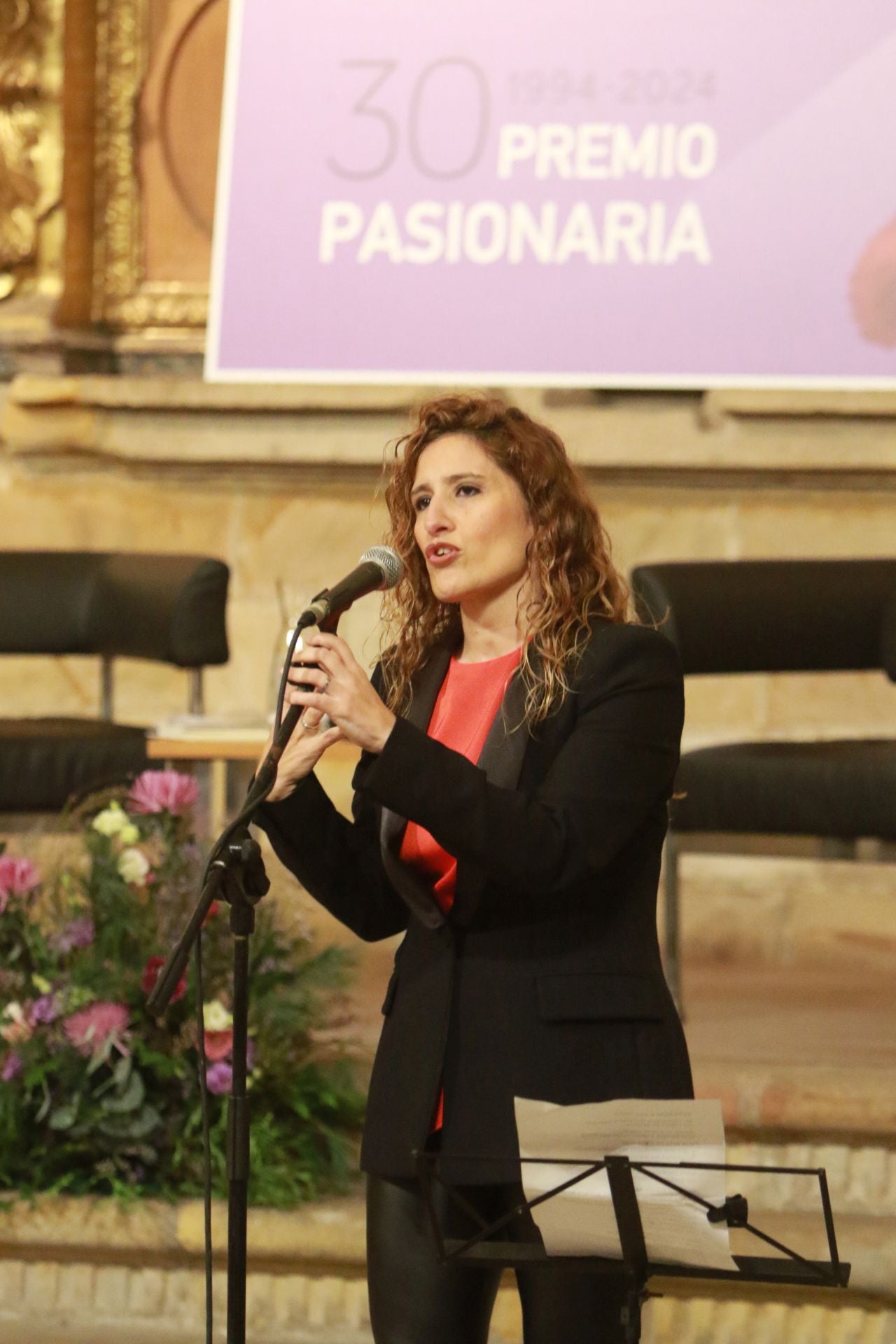 Ana Belén recibe en Gijón el Premio Pasionaria