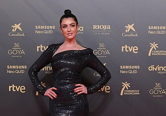 Blanca Romero, en una edición pasada de los Premios Goya.
