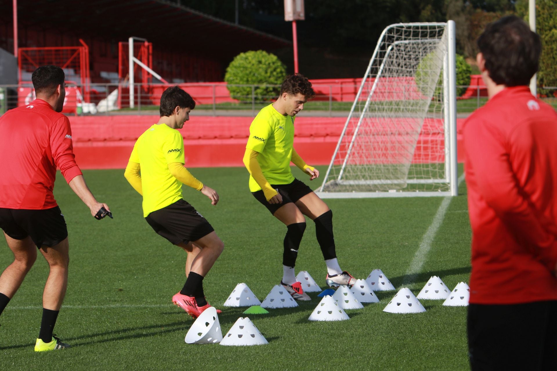 Entrenamiento del Sporting este sábado, 23 de noviembre de 2024