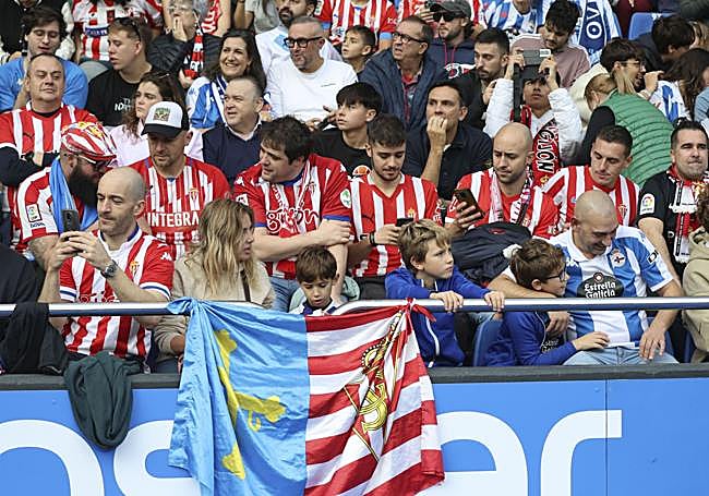 ¿Estuviste en Riazor animando al Sporting? ¡Búscate!