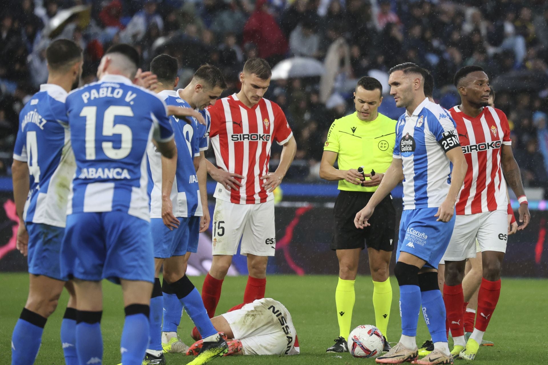 Las mejores imágenes del Deportivo de la Coruña - Sporting de Gijón