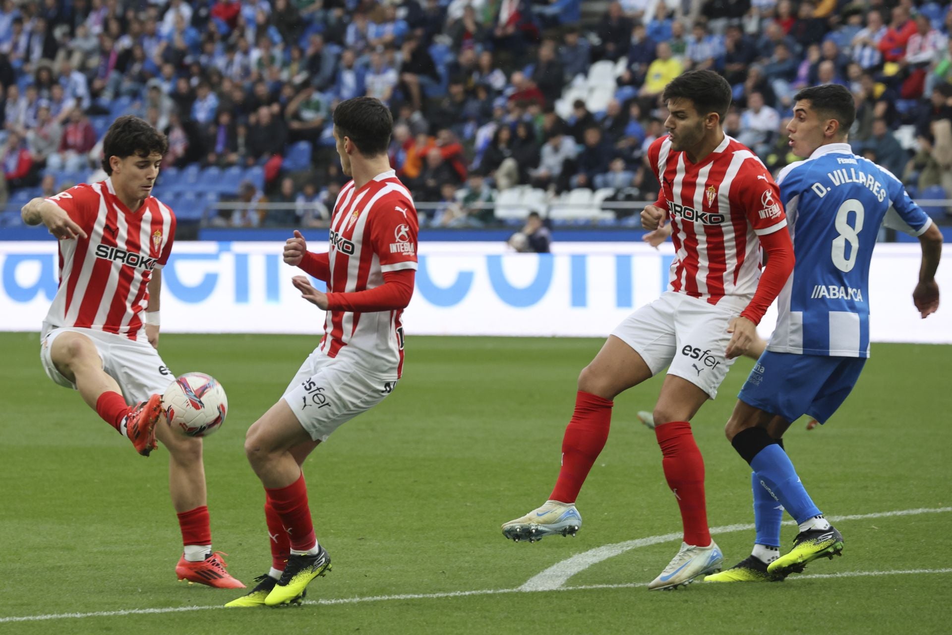 Las mejores imágenes del Deportivo de la Coruña - Sporting de Gijón