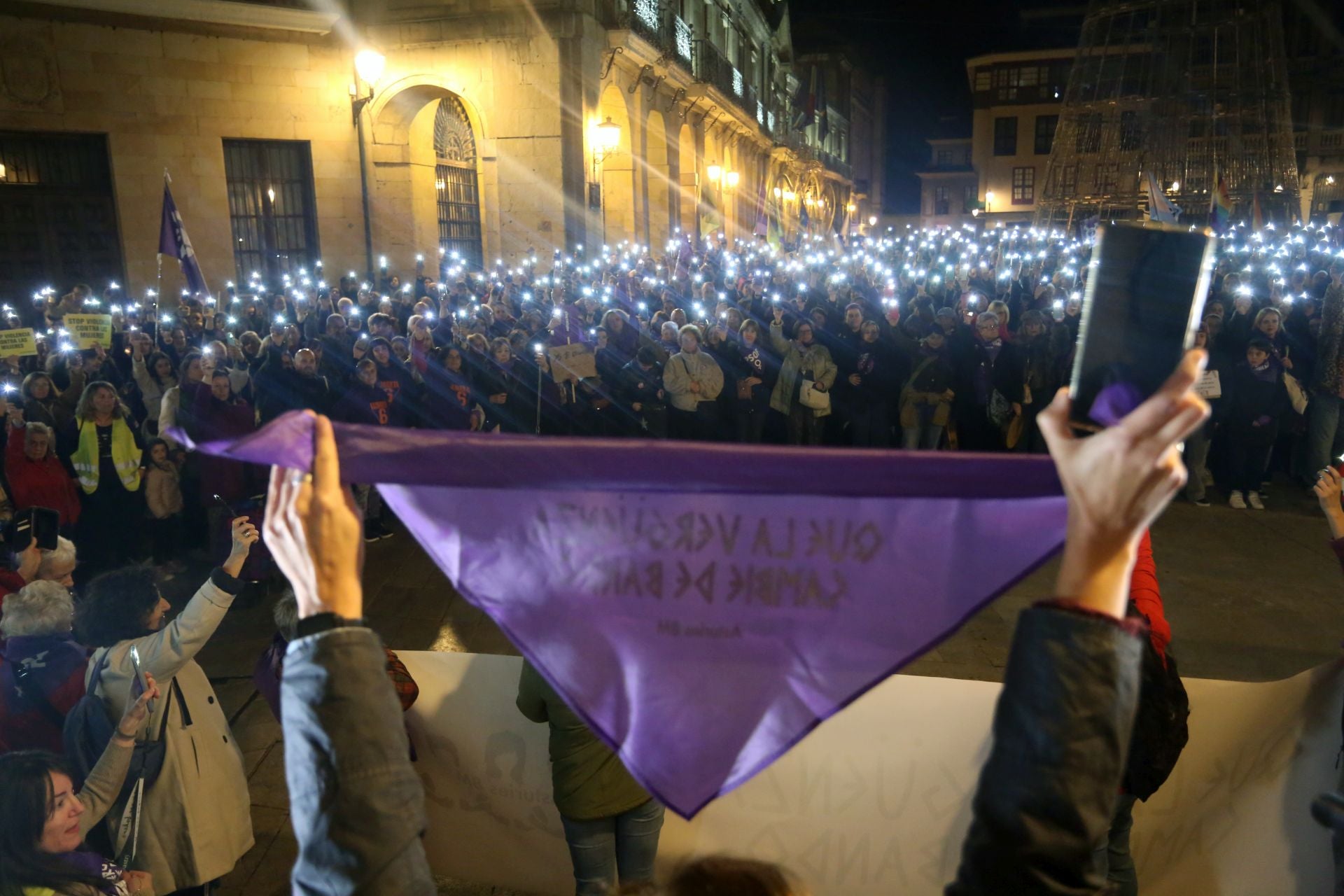 Las calles de Oviedo se llenan por la eliminación de la violencia contra las mujeres