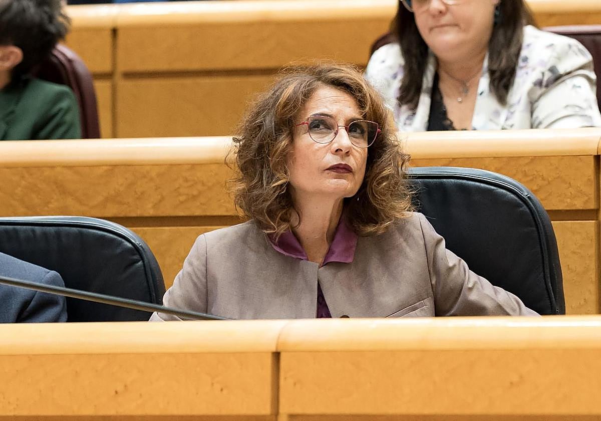 La vicepresidenta primera y ministra de Hacienda, María Jesús Montero.