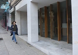 El local que servirá como centro social de El Cristo, situado en Fuertes Acevedo, en Oviedo.