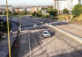 La Ronda Sur de Oviedo, en una imagen de archivo.