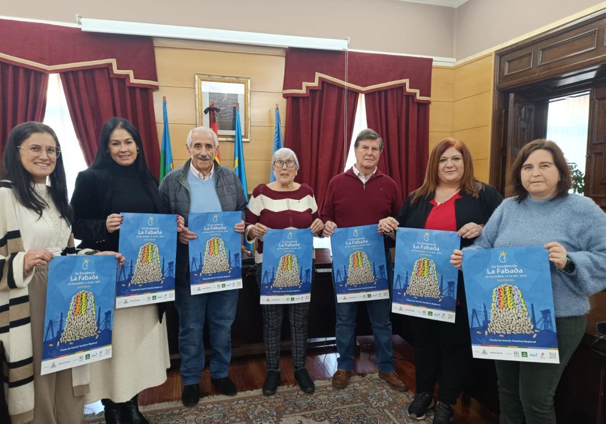 Presentación de las jornadas 'Su excelencia la fabada' de La Felguera, en Langreo.