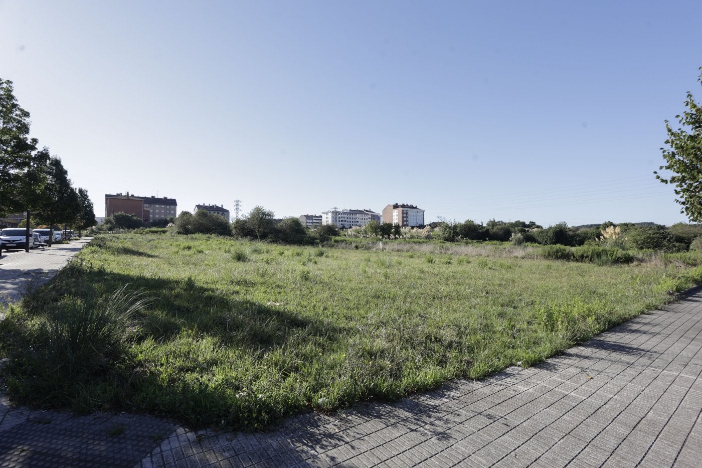 Parcela en la calle de Jimena Menéndez Pidal, donde se prevén 22 viviendas públicas.