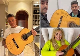 Salen a subasta guitarras firmadas para ayudar a las familias afectadas por la DANA: Estopa, Amaia Montero, Alejandro Sanz...