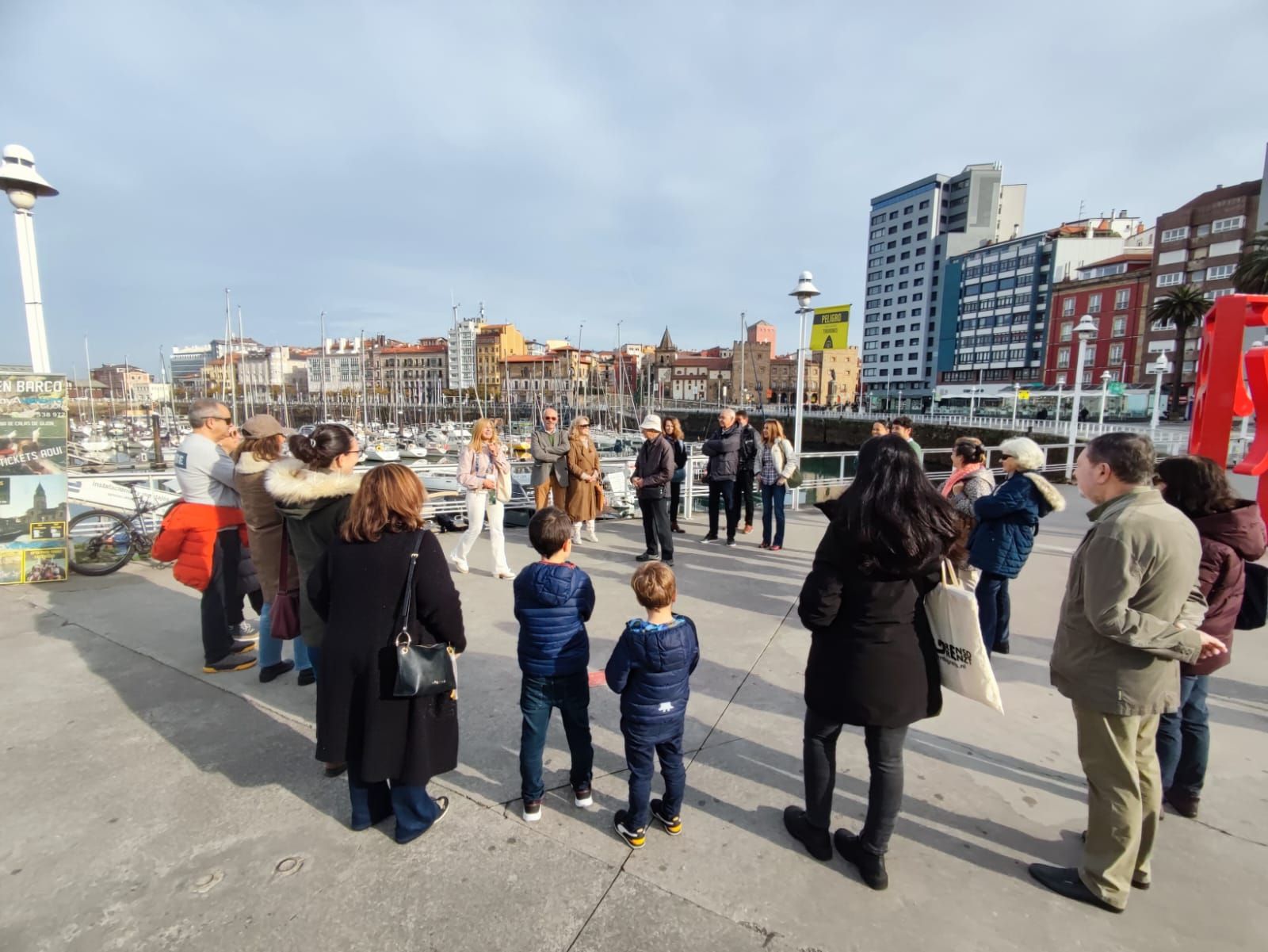 Visita guiada al Gijón histórico, realizada en noviembre.