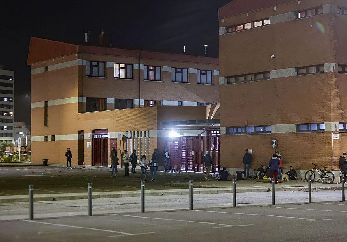 Aparcamiento del Albergue Covadonga, donde se produjo el apuñalamiento