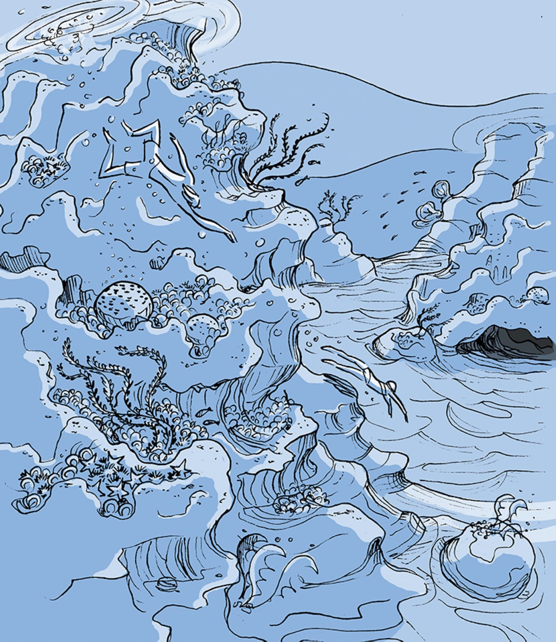 Daniel Piqueras firma estas ilustraciones.