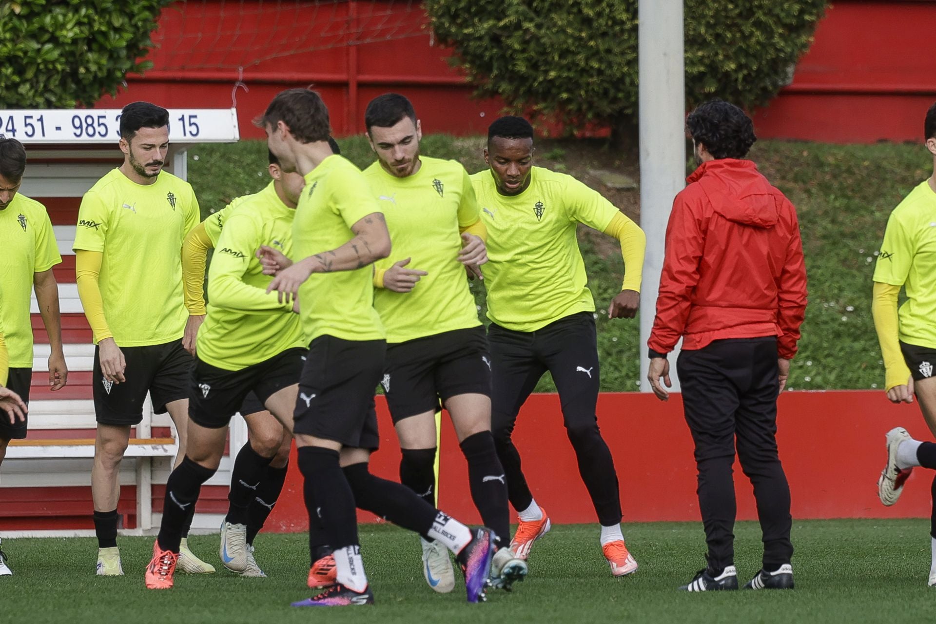 Entrenamiento del Sporting (06/12/24)