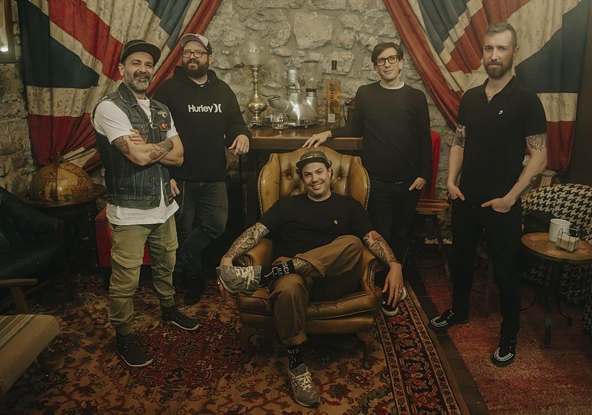 El quinteto (con Pepo Martínez en el centro) estará en marzo en la Sala Acapulco.