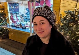 Abigail Calzada vive la Navidad en Luxemburgo.