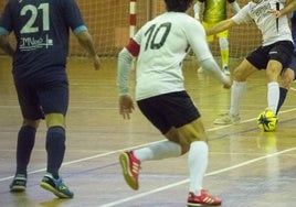 Imagen de archivo de un partido de fútbol-sala en Asturias.