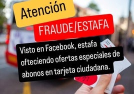 Alerta por estafa en Gijón: falsas promociones en bonos de autobús con la tarjeta ciudadana