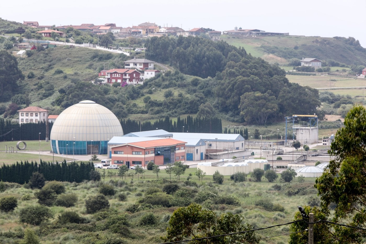 La depuradora de Maqua, a la espera de su gran renovación.