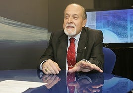 Pedro Riera Rovira, en una de sus entrevistas a EL COMERCIO