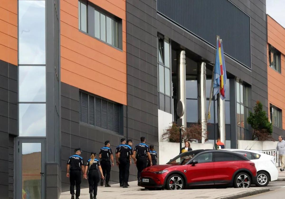 El Edificio de Seguridad Ciudadana de Oviedo.