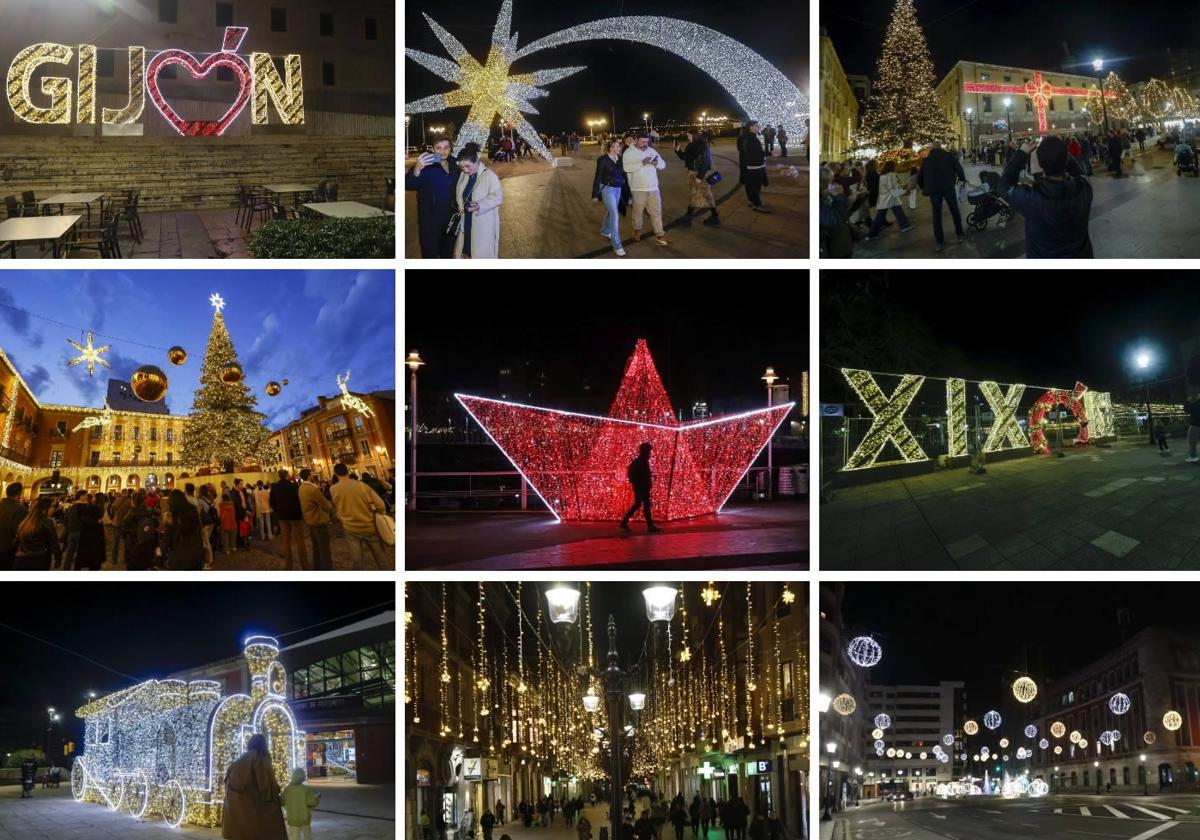 Votar tiene premio: ¿cuáles son tus luces de Navidad favoritas de Gijón?