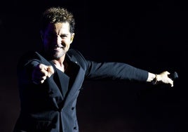 David Bisbal, en un concierto.