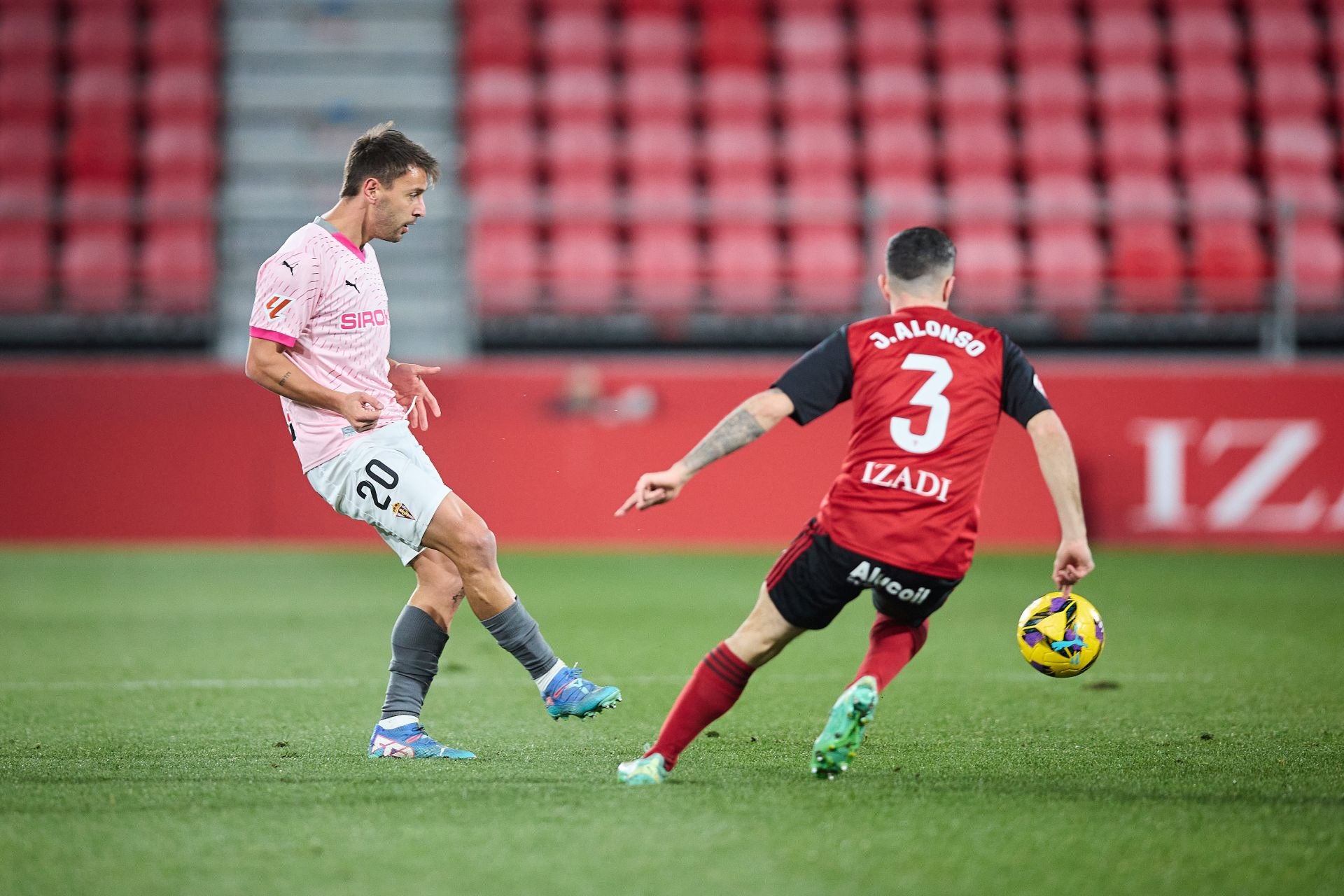 Las mejores imágenes del Mirandés 1 - 1 Sporting de Gijón