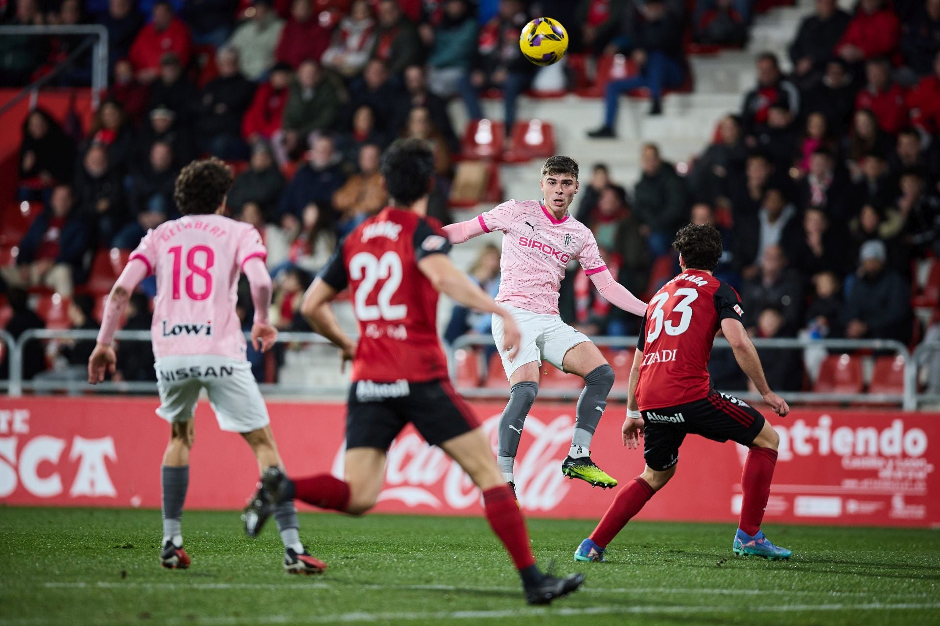 Las mejores imágenes del Mirandés 1 - 1 Sporting de Gijón