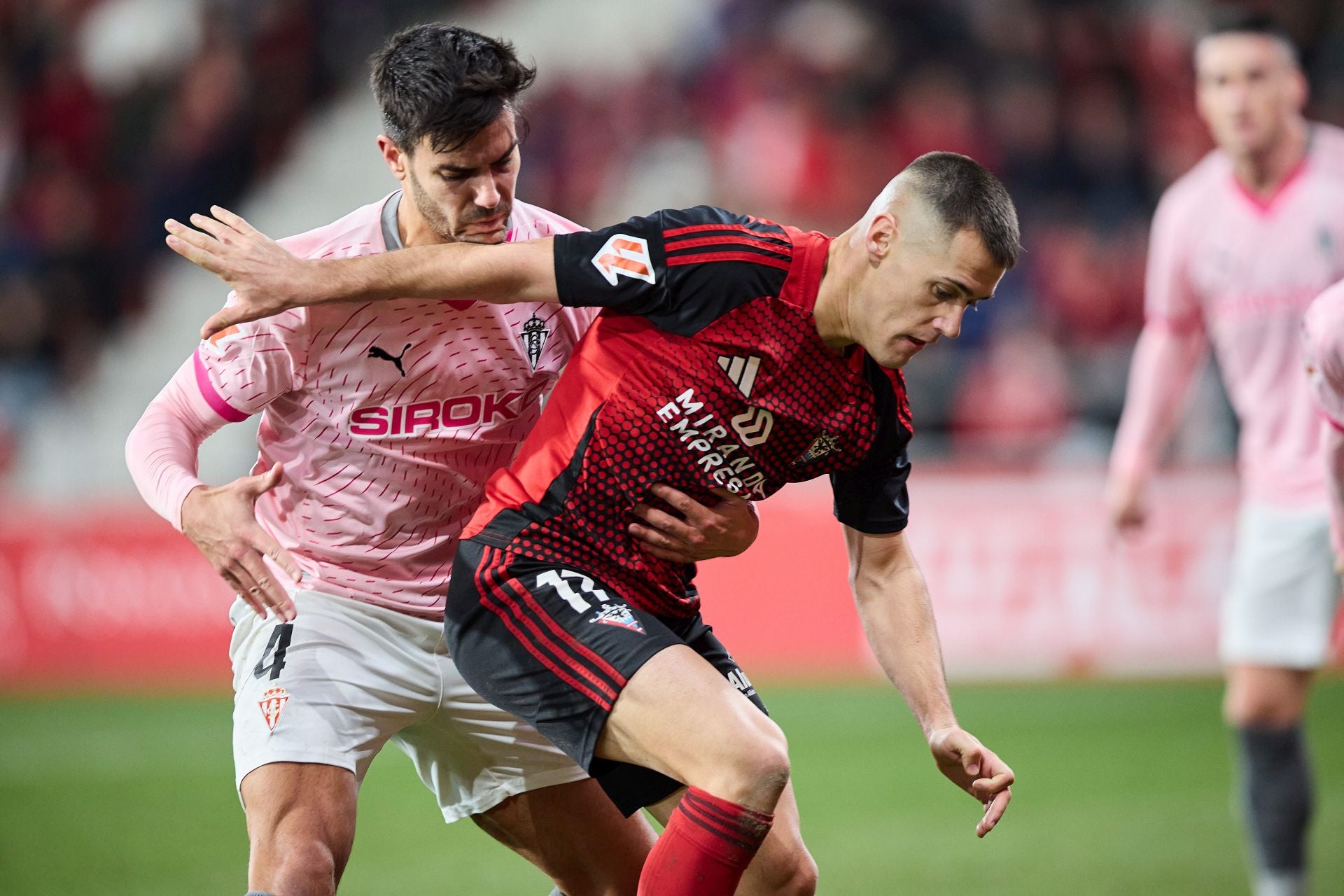 Las mejores imágenes del Mirandés 1 - 1 Sporting de Gijón