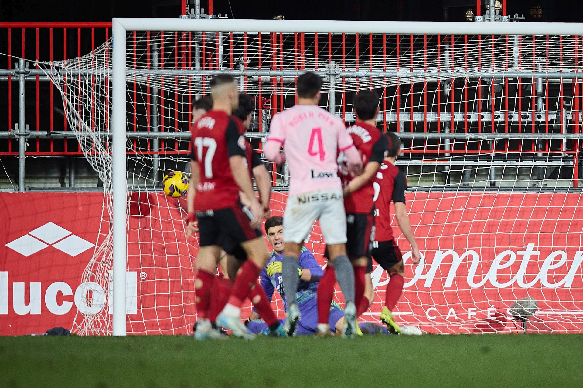 Las mejores imágenes del Mirandés 1 - 1 Sporting de Gijón