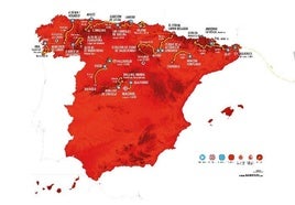 Recorrido de la Vuelta a España 2025.