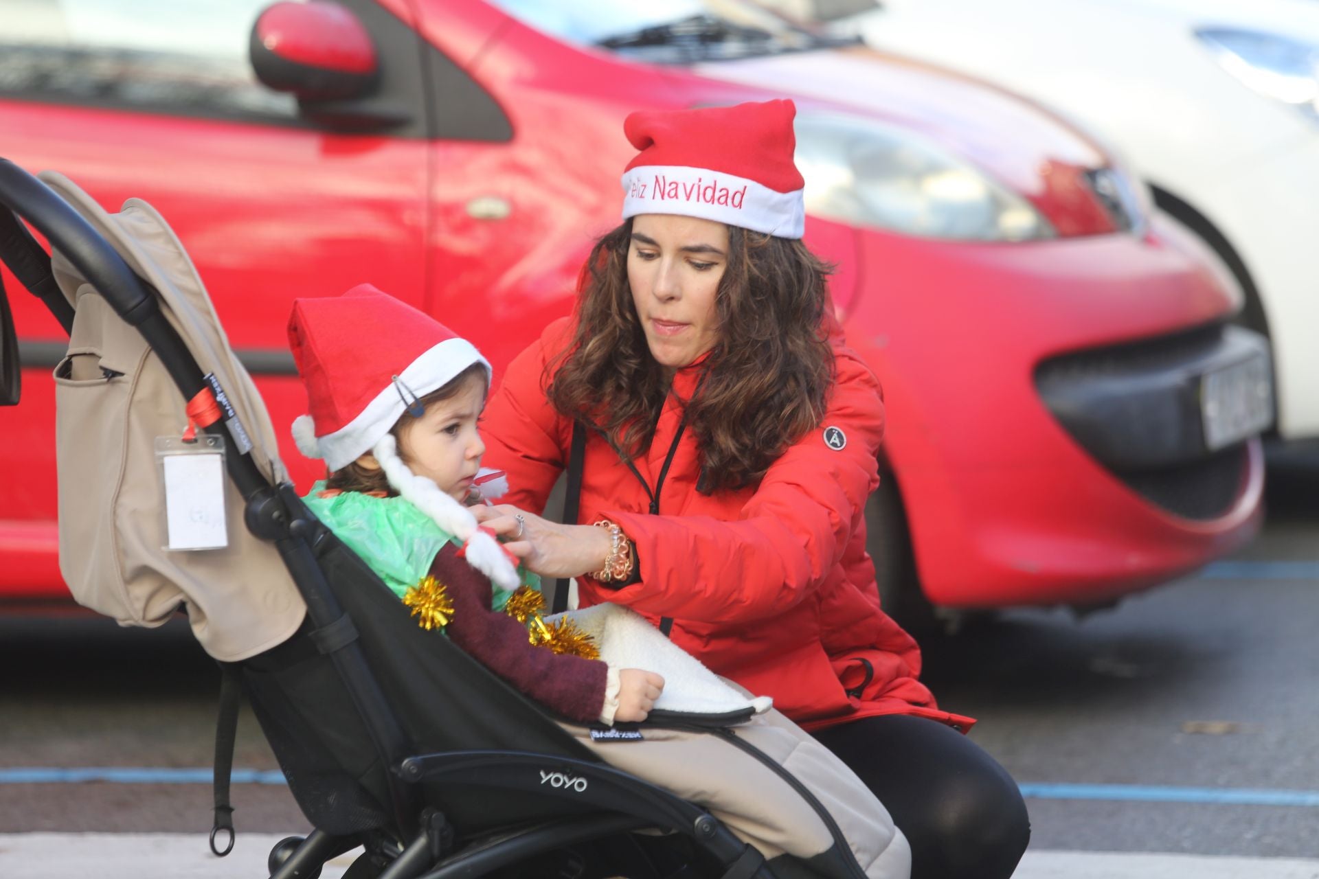 Las imágenes de la Carrera de Papá Noel en Oviedo