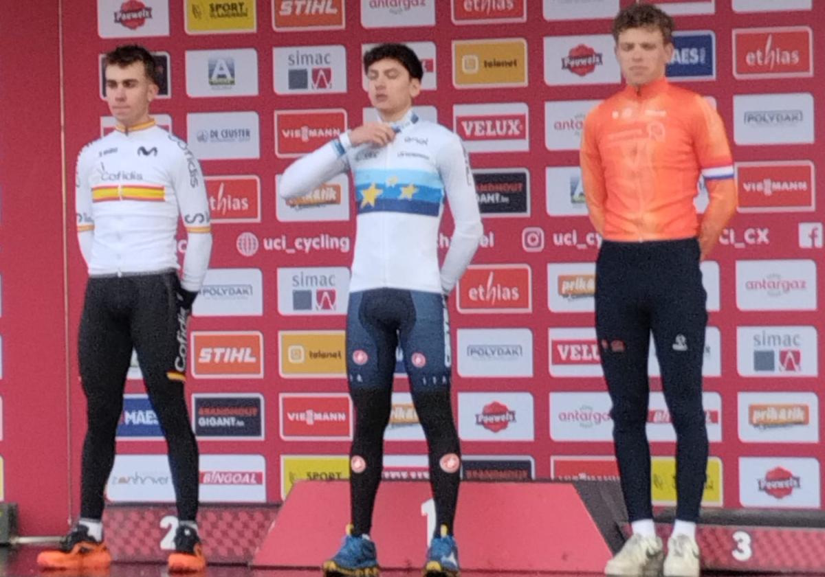 Primer podio del lavianés Benjamín Noval en la Copa del Mundo