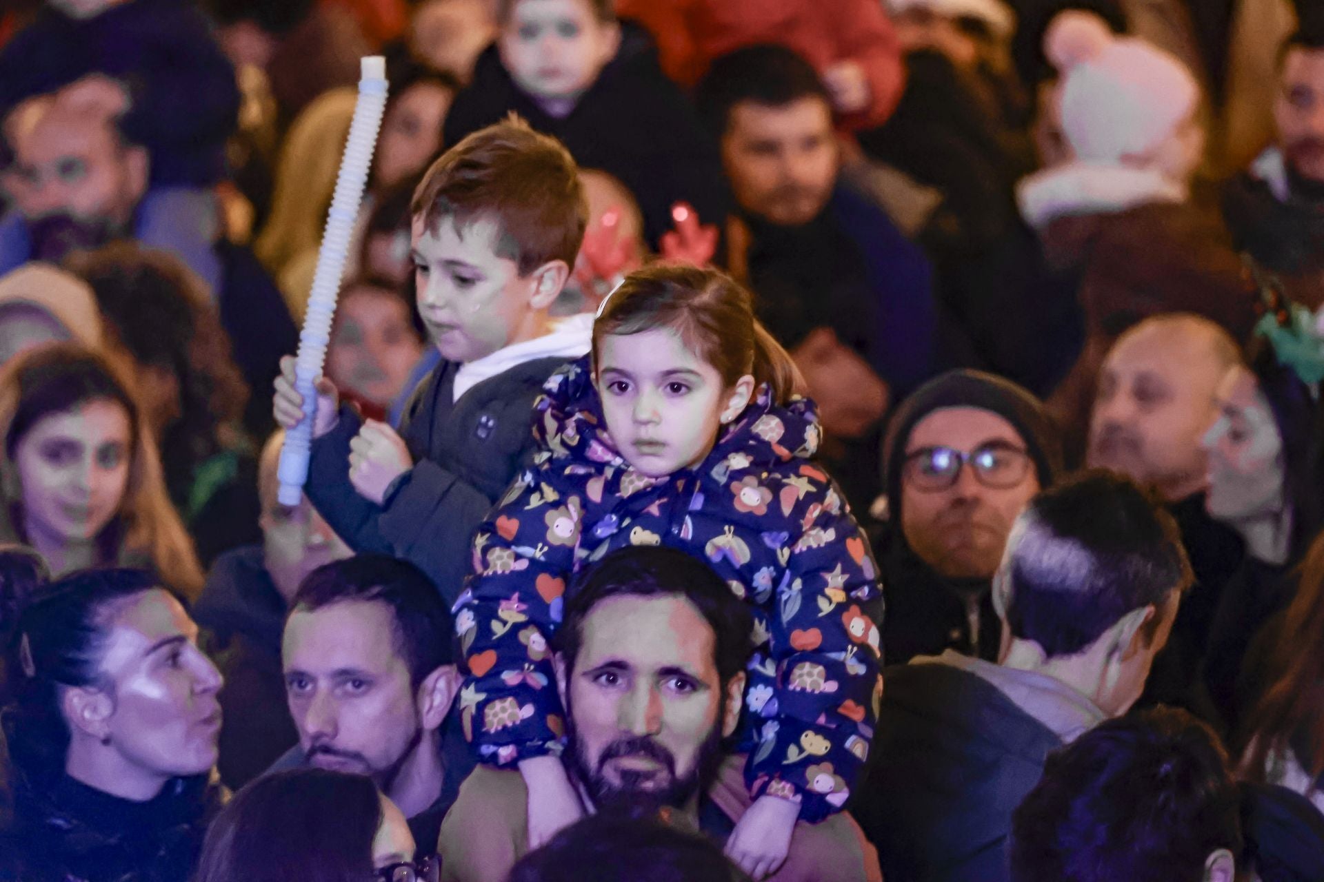 Los más pequeños reciben el año adelantado en las pequecampanadas de Gijón