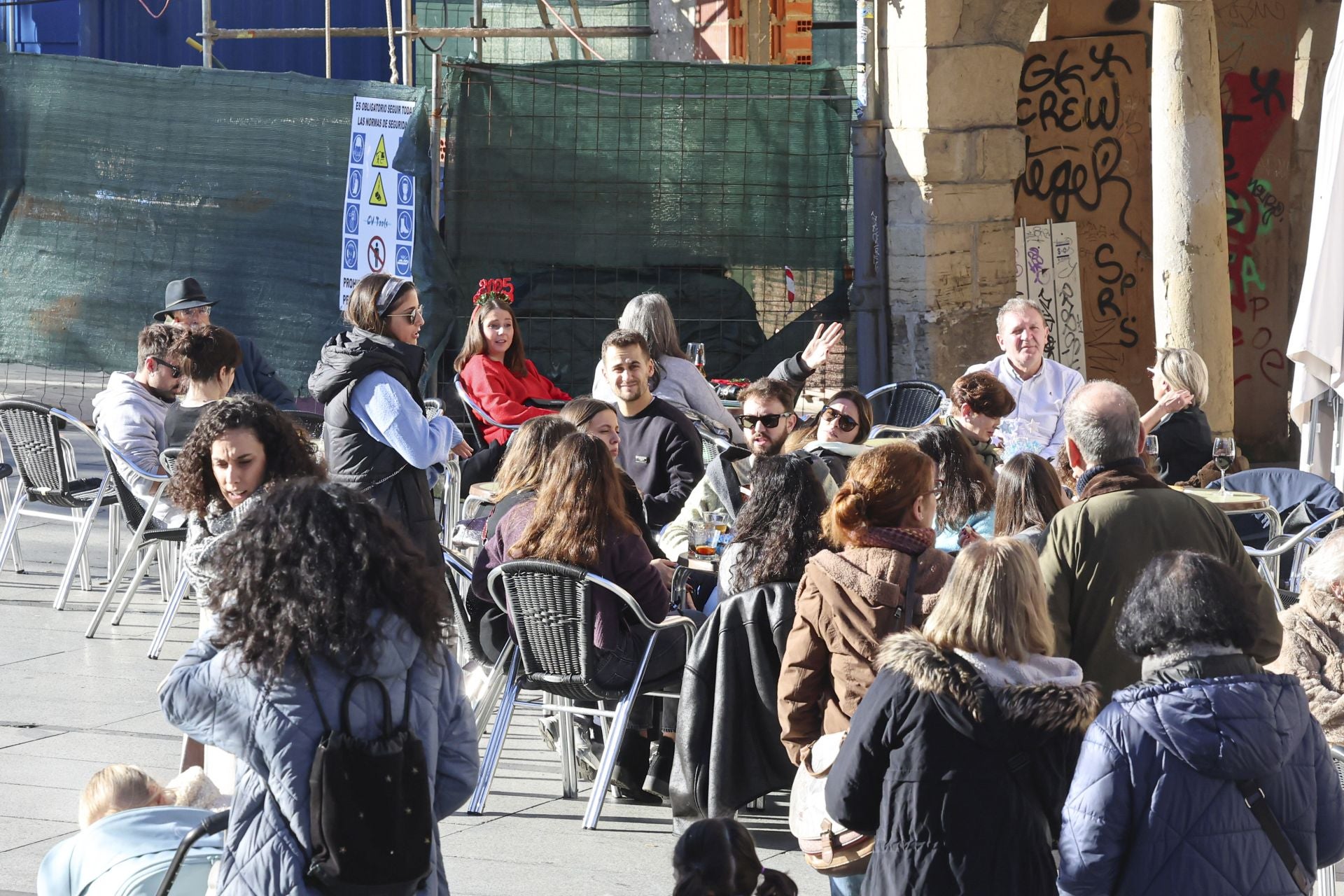 Asturias, de terraceo para brindar por el nuevo año