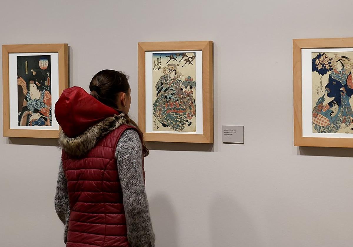 Estampas japonesas en el Museo de Bellas Artes.