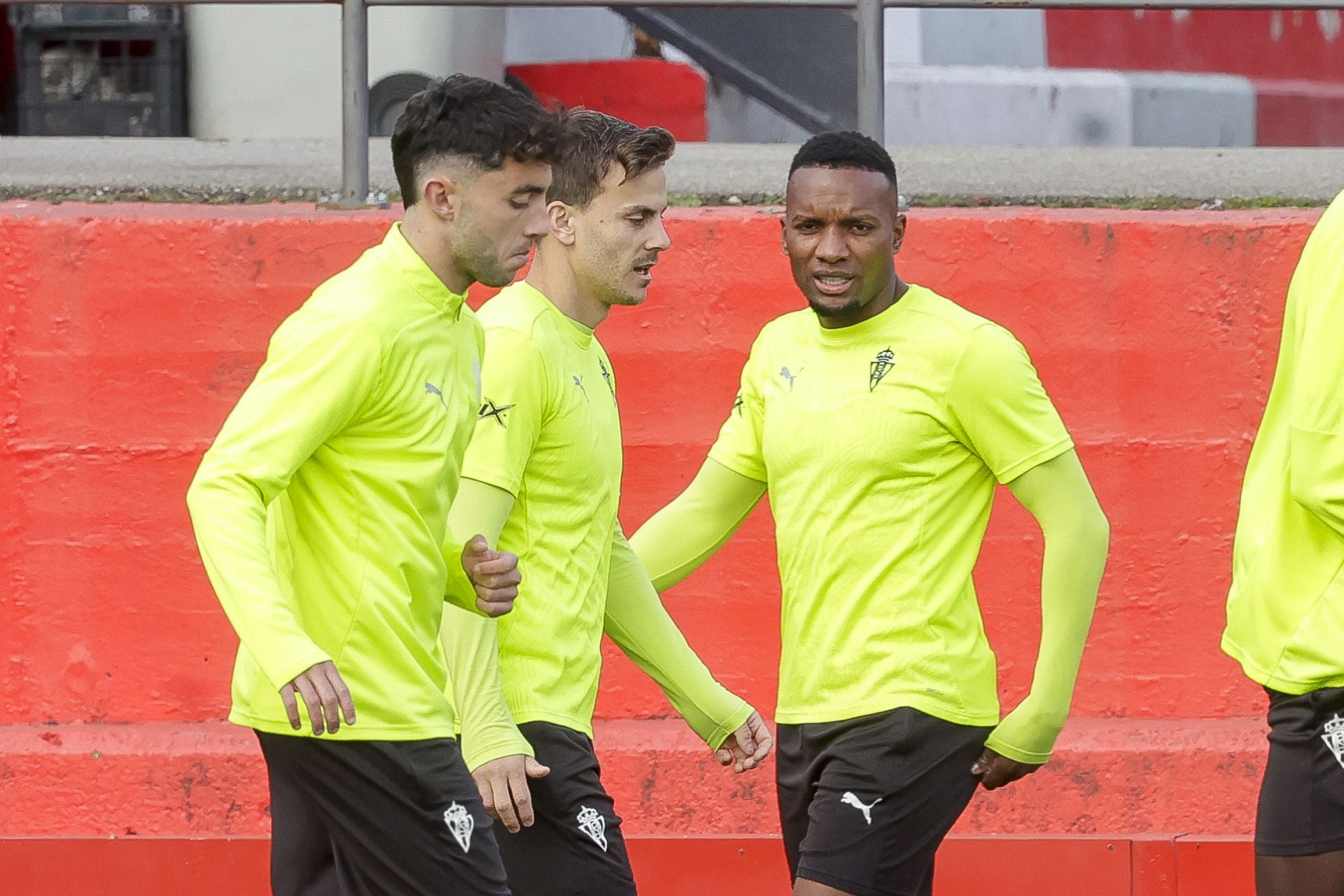 Entrenamiento del Sporting (02/01/2025)