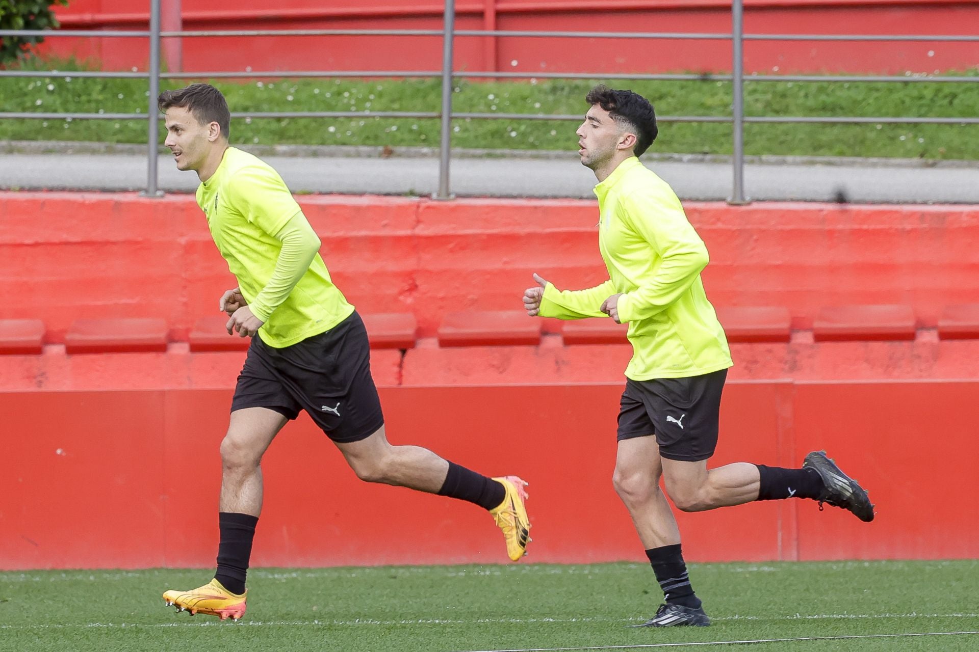 Entrenamiento del Sporting (02/01/2025)